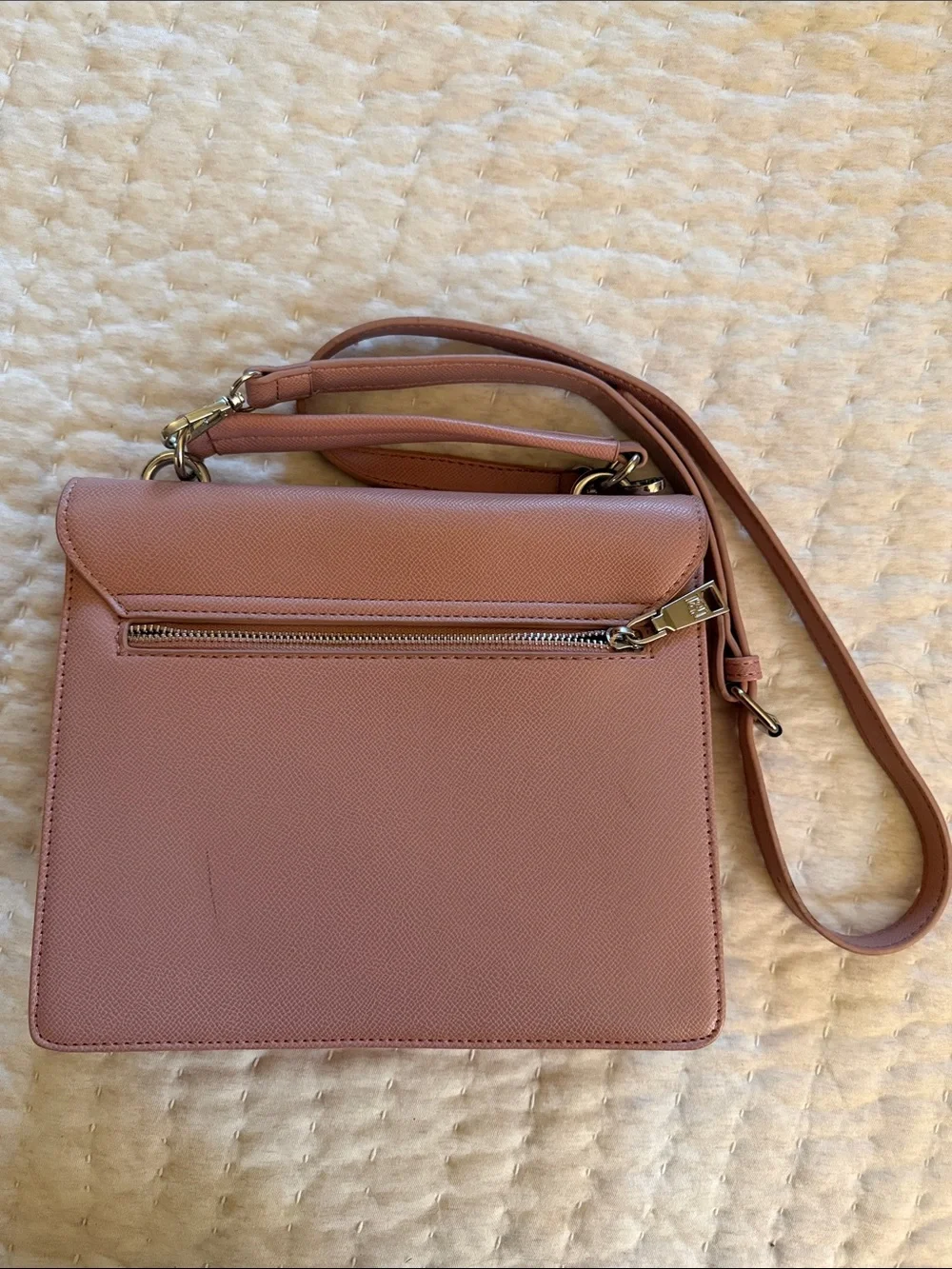 Badgley Mischka structured satchel